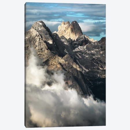 A Cloudy Mountain View In The Dolomites Canvas Print #DGG154} by Daniel Gastager Canvas Art Print