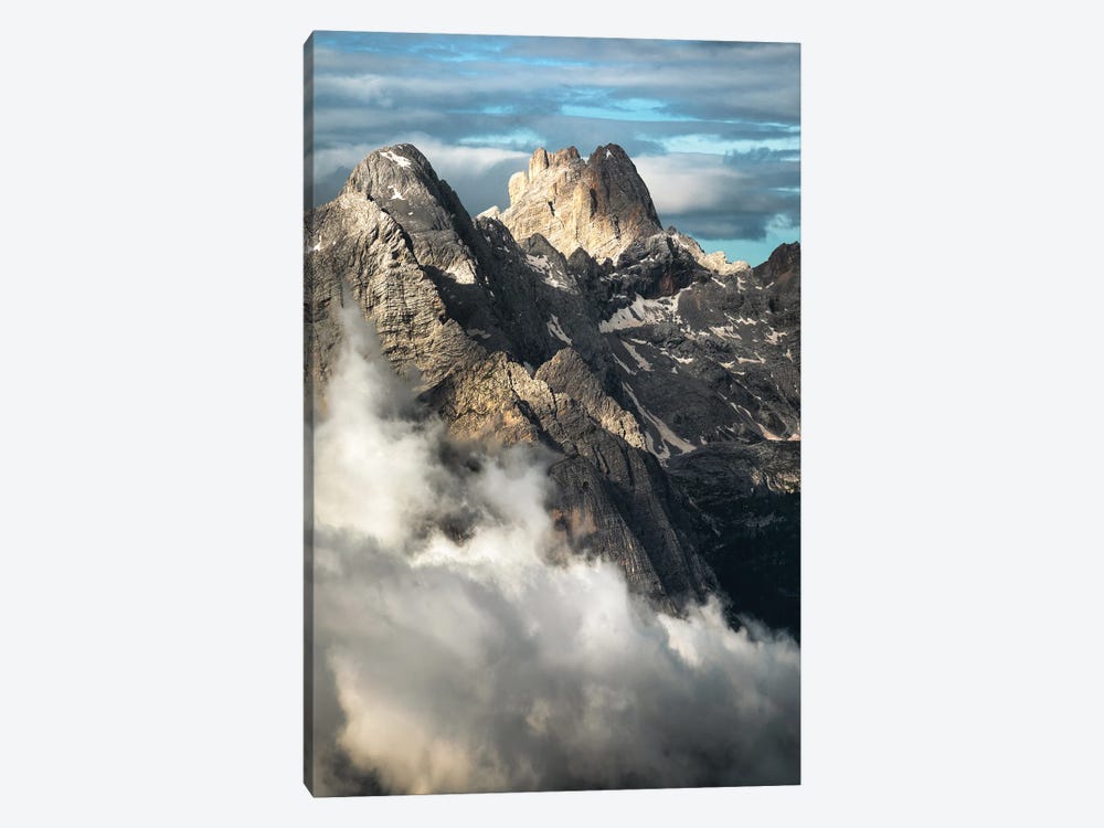 A Cloudy Mountain View In The Dolomites by Daniel Gastager 1-piece Canvas Artwork