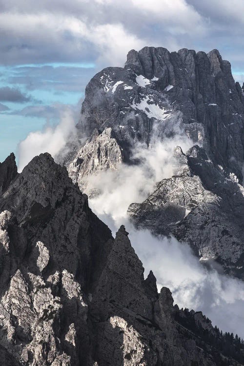 Dramatic Mountains In The Dolomites