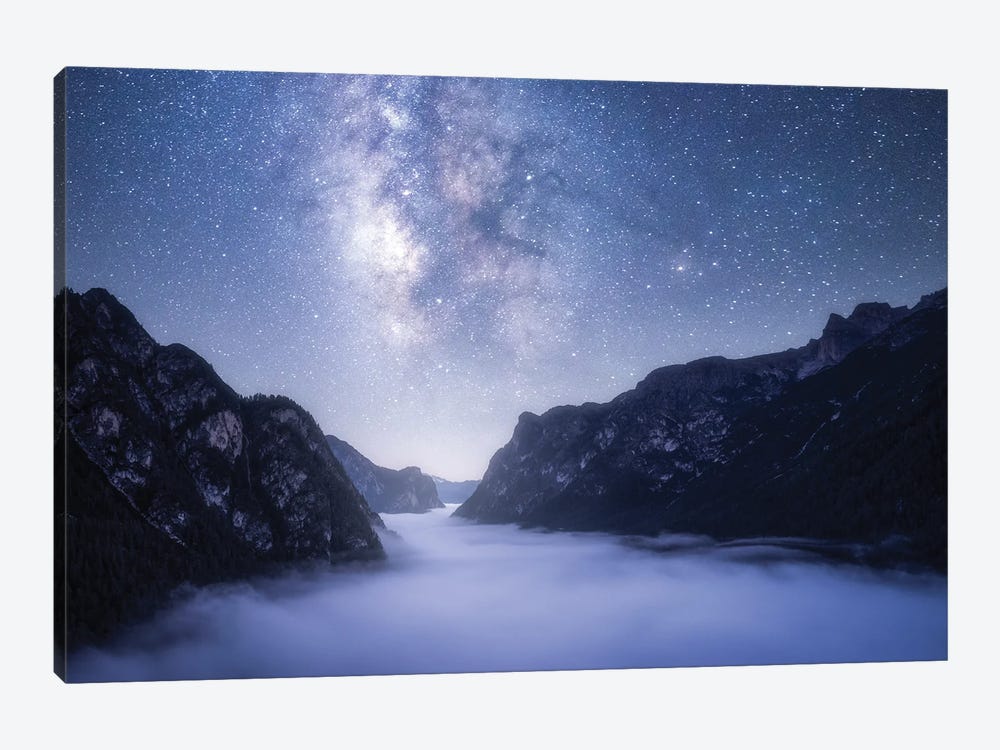 The Milky Way Above The Clouds by Daniel Gastager 1-piece Art Print