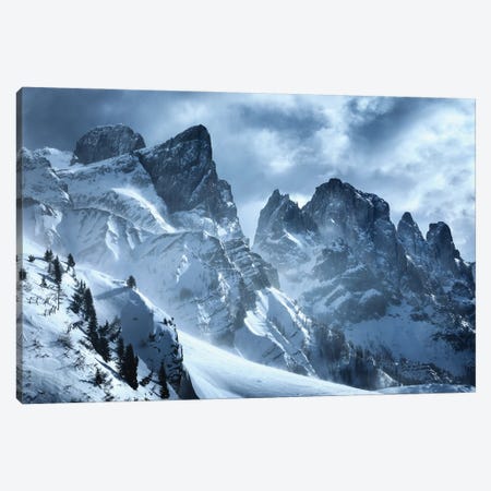 Moody Winter Mountains Canvas Print #DGG169} by Daniel Gastager Canvas Print