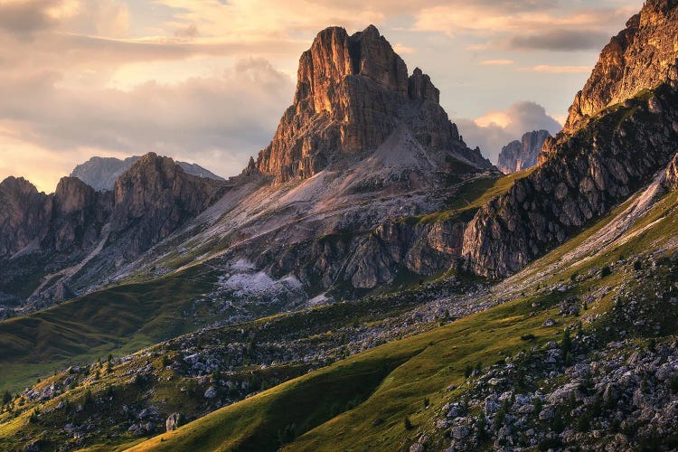 Golden Summer Evening In The Dolomites