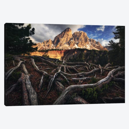Dramatic View Of Peitlerkofel In The Dolomites Canvas Print #DGG179} by Daniel Gastager Canvas Wall Art
