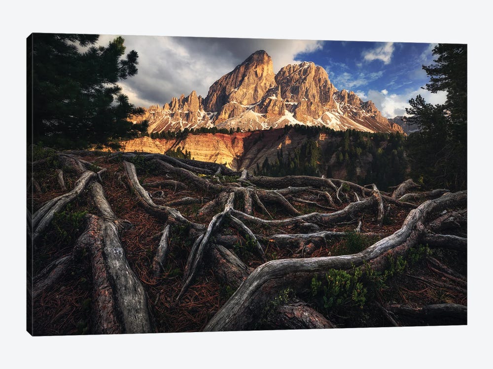 Dramatic View Of Peitlerkofel In The Dolomites by Daniel Gastager 1-piece Art Print