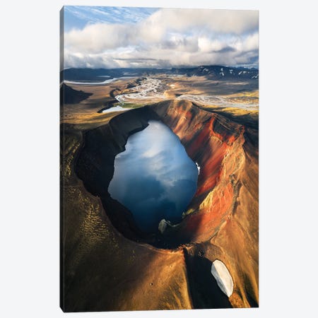 A Sunny Afternoon In The Icelandic Highlands Canvas Print #DGG17} by Daniel Gastager Canvas Art Print
