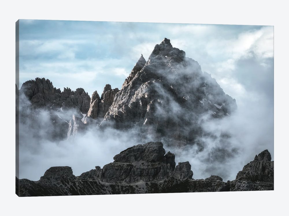 Sharp Peaks In The Clouds by Daniel Gastager 1-piece Art Print