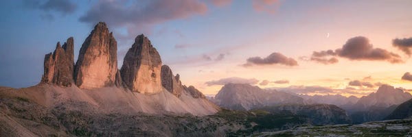Daniel Gastager: A Calm Summer Evening At Tre Cime Di Lavaredo by Daniel Gastager