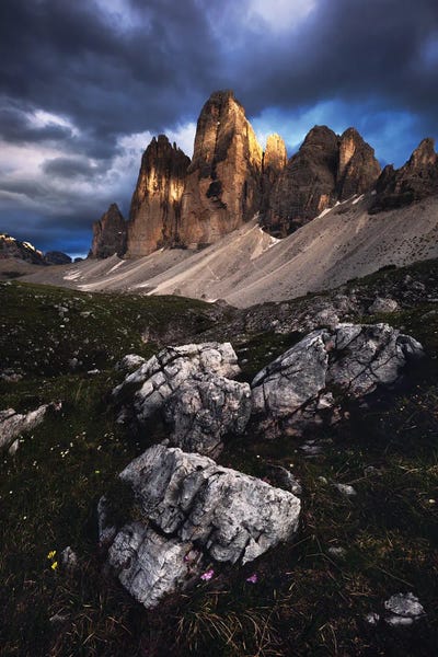 Daniel Gastager: Dramatic Light At Tre Cime Di Lavaredo by Daniel Gastager
