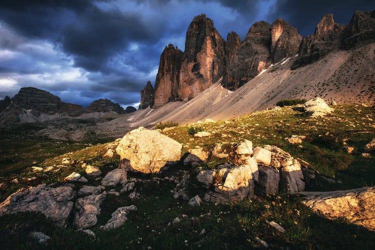 Golden Light After The Rain At Tre Cime Di Lavaredo