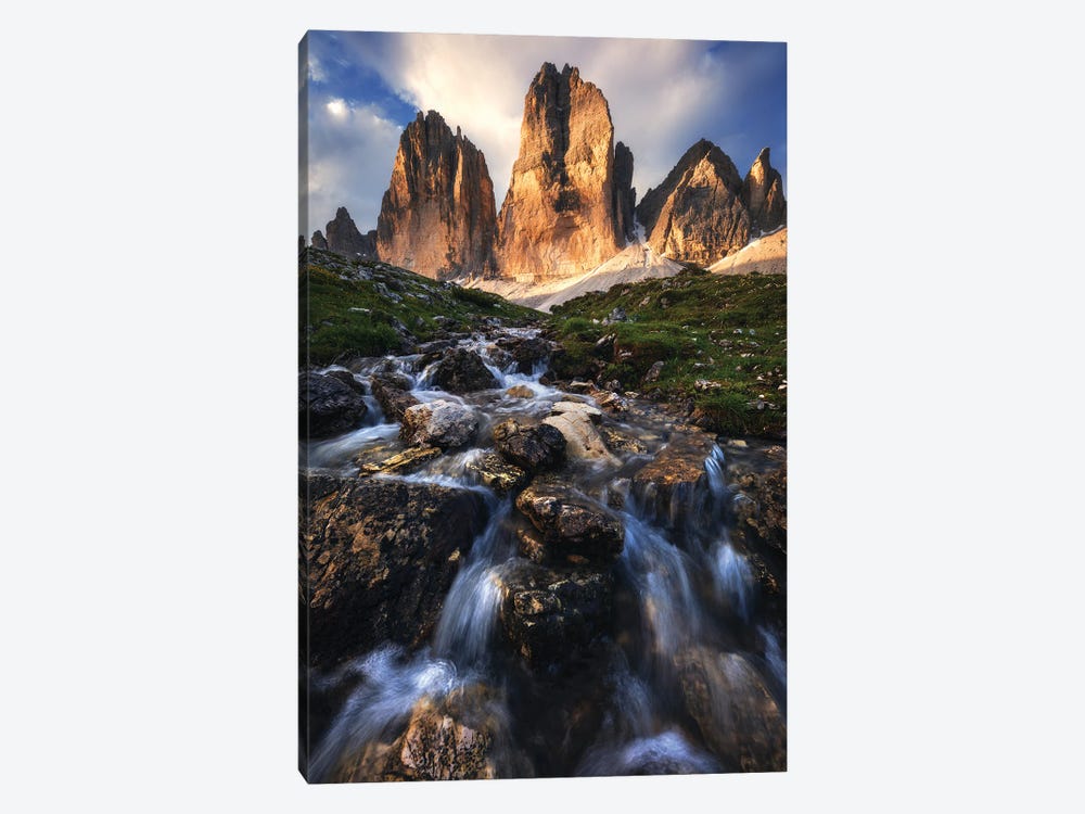 A Summer Morning At Tre Cime Di Lavaredo by Daniel Gastager 1-piece Canvas Artwork