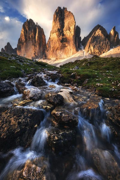 Trentino-South Tyrol: A Summer Morning At Tre Cime Di Lavaredo by Daniel Gastager