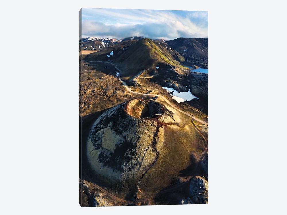 The Icelandic Highlands From Above by Daniel Gastager 1-piece Canvas Print
