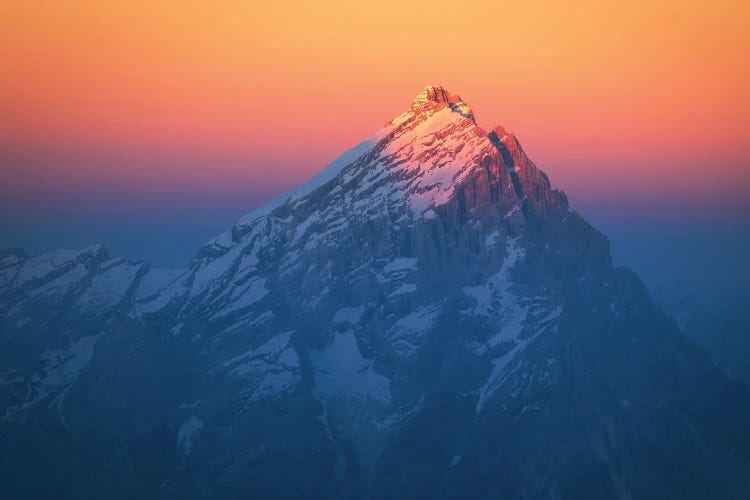 Colorful Sunset In The Dolomites