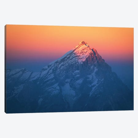Colorful Sunset In The Dolomites Canvas Print #DGG190} by Daniel Gastager Canvas Artwork