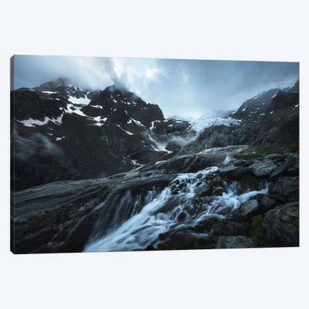 High Alpine Landscape In The French Alps Canvas Print #DGG199} by Daniel Gastager Canvas Art