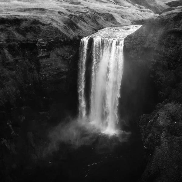 Skoger: Skogafoss From Above by Daniel Gastager