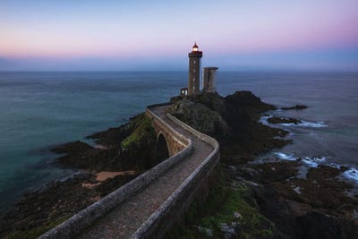 Lighthouse At The Coast Of Brittany by Daniel Gastager canvas print