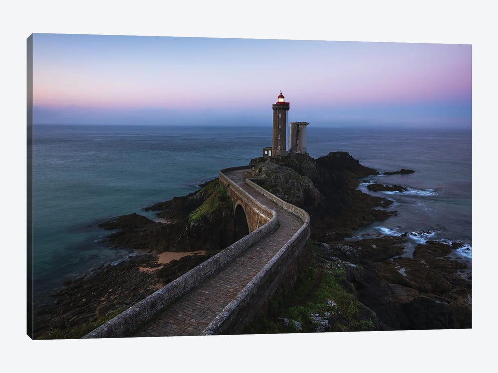 Lighthouse At The Coast Of Brittany by Daniel Gastager 1-piece Canvas Art