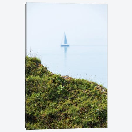 Sailboat At The Coast Of Brittany Canvas Print #DGG206} by Daniel Gastager Art Print
