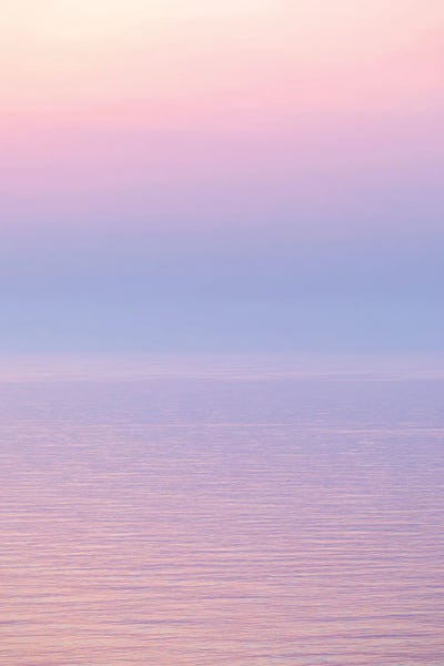 Soft Evening Colors At The Coast by Daniel Gastager framed canvas print