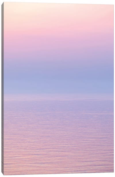 Soft Evening Colors At The Coast Canvas Art Print - Rothko Inspired Photography