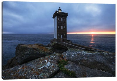 A Moody Evening At The Coast Of Brittany Canvas Art Print - Brittany