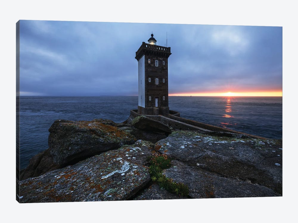 A Moody Evening At The Coast Of Brittany by Daniel Gastager 1-piece Canvas Art