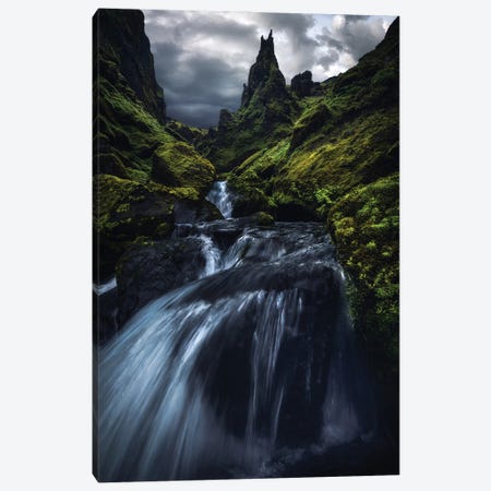 Mysterious Canyon In Iceland Canvas Print #DGG20} by Daniel Gastager Canvas Print