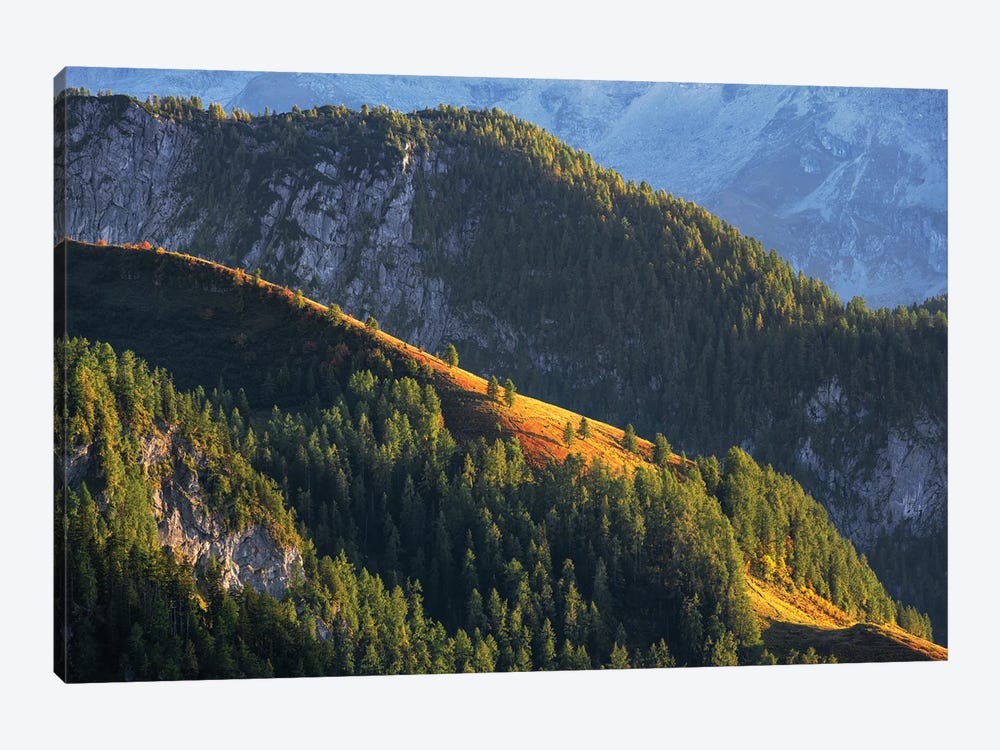 An Autumn Evening In The Bavarian Alps by Daniel Gastager 1-piece Canvas Art