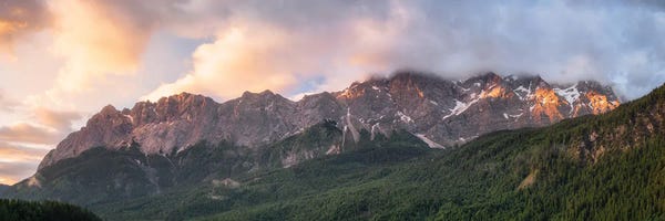 Daniel Gastager: A Alpine Sunrise Panorama by Daniel Gastager