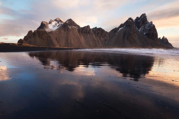 Daniel Gastager: Stokksnes Beach Reflection by Daniel Gastager