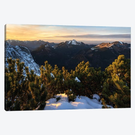First Snow In The German Alps Canvas Print #DGG220} by Daniel Gastager Canvas Art