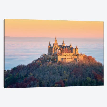 A Fairytale Castle Above The Clouds Canvas Print #DGG226} by Daniel Gastager Canvas Print