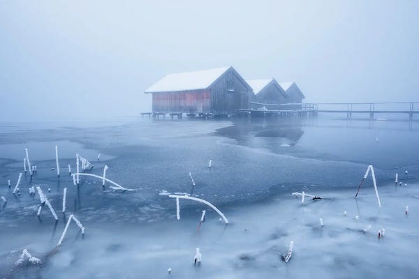 Germany: Frozen Huts by Daniel Gastager