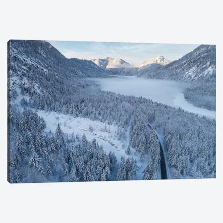 Frozen Landscape From Above Canvas Print #DGG236} by Daniel Gastager Canvas Wall Art