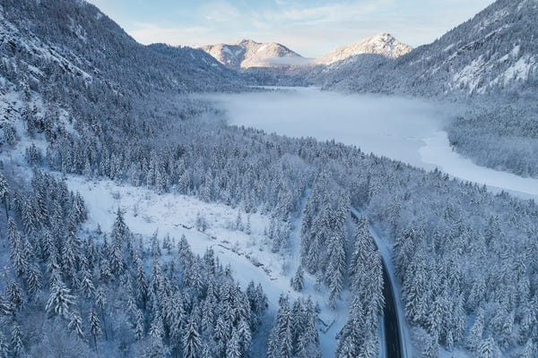 Germany: Frozen Landscape From Above by Daniel Gastager