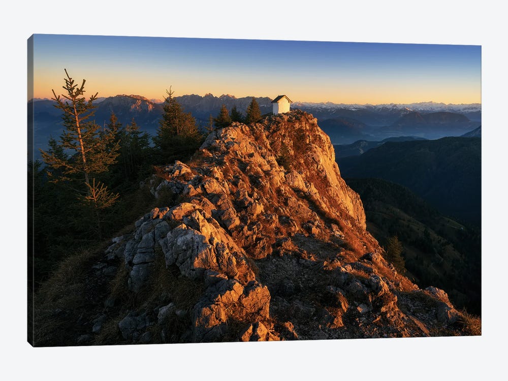 Last Light In The German Alps by Daniel Gastager 1-piece Canvas Art