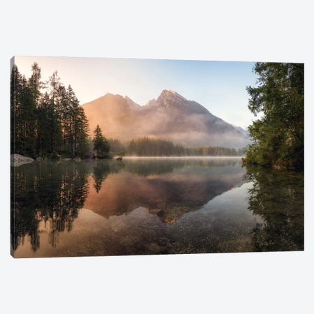 Misty Summer Morning In The German Alps Canvas Print #DGG251} by Daniel Gastager Canvas Art Print