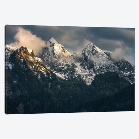 Moody Mountain View In The German Alps Canvas Print #DGG254} by Daniel Gastager Canvas Artwork