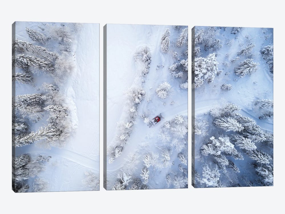 Winter In Bavaria From Above by Daniel Gastager 3-piece Canvas Wall Art
