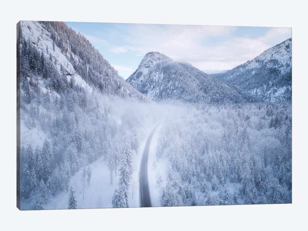 Winter Mountain Paradise by Daniel Gastager 1-piece Art Print