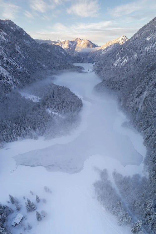 Winter Wonderland From Above