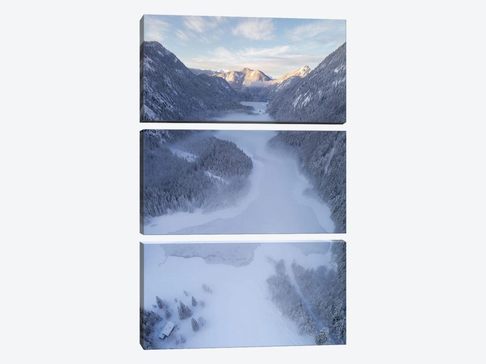 Winter Wonderland From Above by Daniel Gastager 3-piece Canvas Art Print