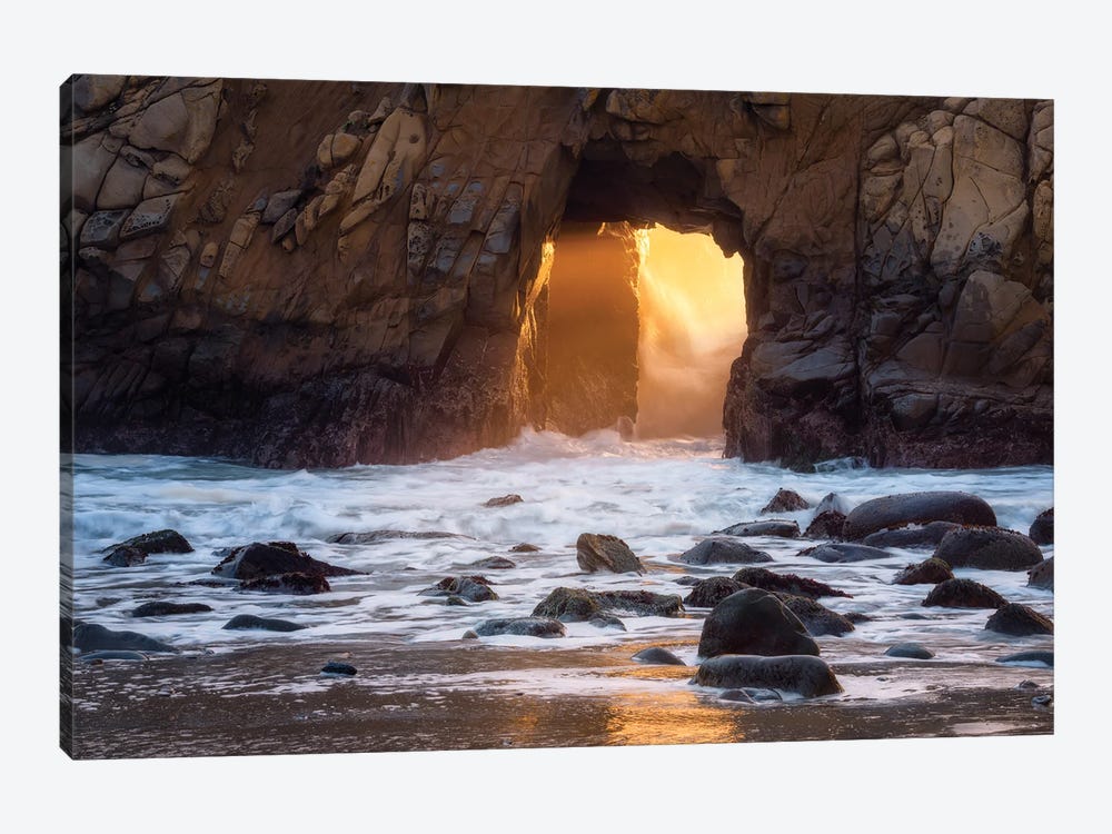 A Sunset At The Coast Of Big Sur by Daniel Gastager 1-piece Art Print