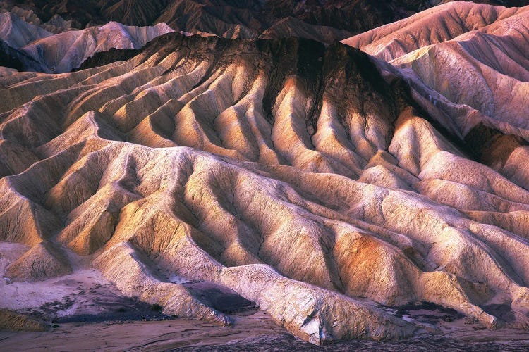 Dawn At The Badlands In Death Valley