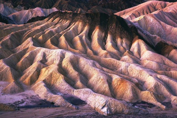 Daniel Gastager: Dawn At The Badlands In Death Valley by Daniel Gastager