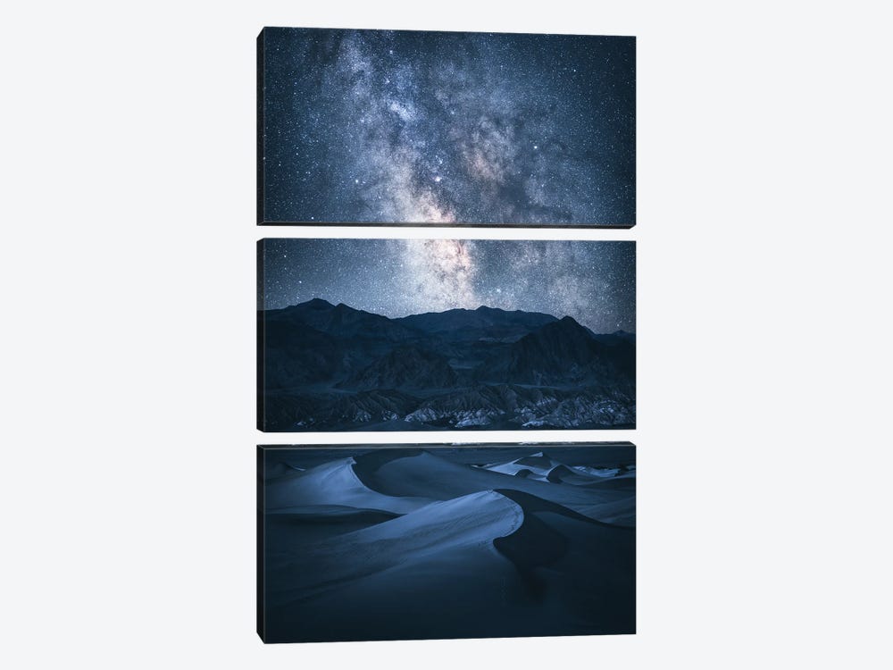The Milky Way Above The Desert by Daniel Gastager 3-piece Canvas Art