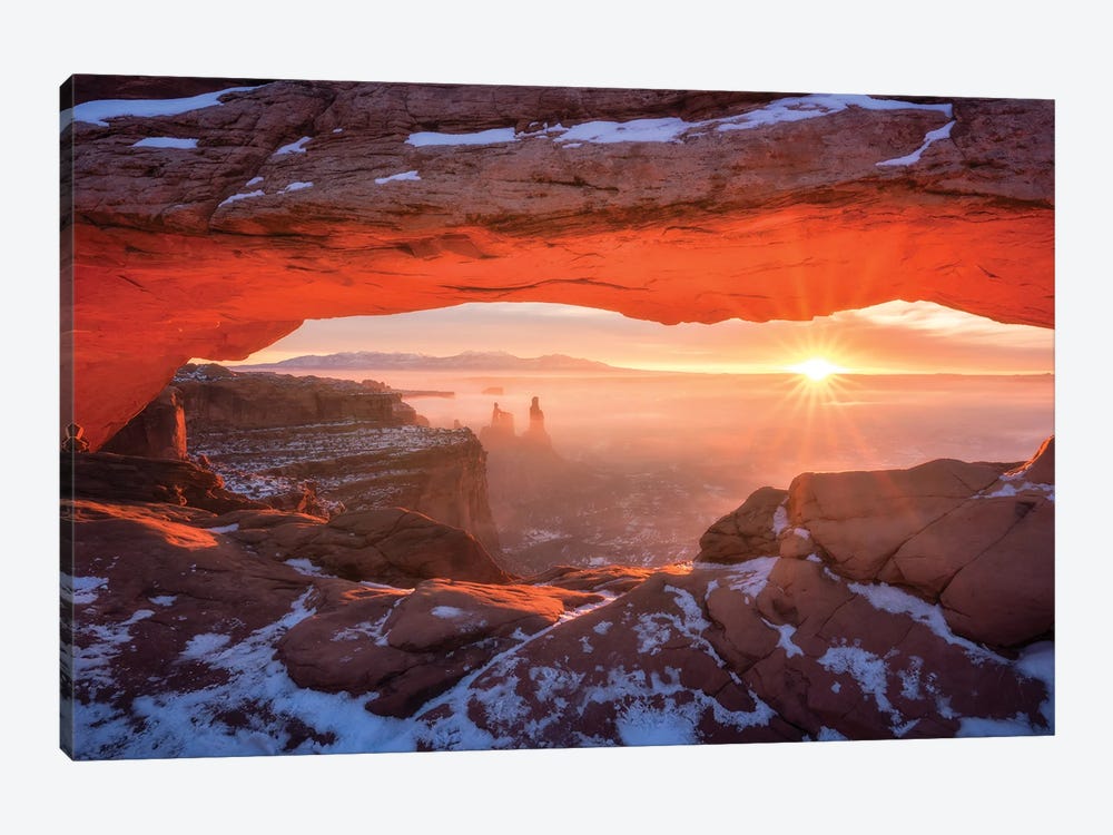 Golden Sunrise At Mesa Arch by Daniel Gastager 1-piece Art Print