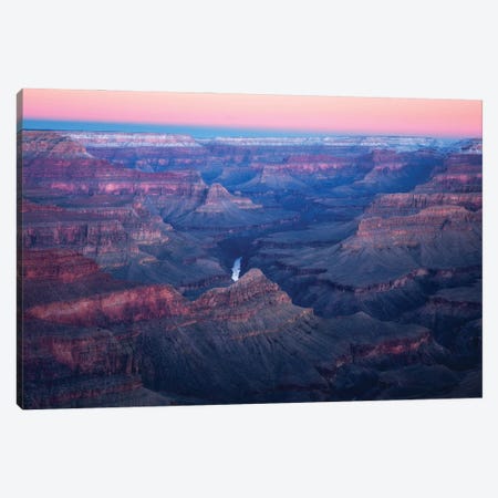 A Cold Winter Morning At Grand Canyon Canvas Print #DGG280} by Daniel Gastager Canvas Wall Art