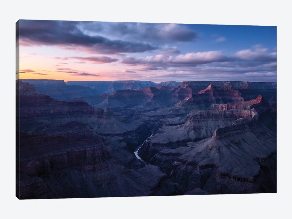 The Grand Canyon At Dusk by Daniel Gastager 1-piece Canvas Wall Art